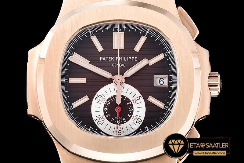 PP0199C - 5980 Nautilis Chrono RGRG Brown BP A-7750 - 11.jpg